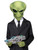 Alien Visitor Outer Space Halloween Boys Costume Mask & Hands