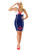 Ahoy There Hottie Navy Sailor Halter Rockabilly Pin Up Uniform Women Costume