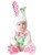 Baby Bunny Rabbit Easter Animal Deluxe Toddler Girls Costume