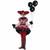 Wicked Klown Horror Clown Evil Jester Pennywise Halloween Child Girls Costume