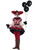 Wicked Klown Horror Clown Evil Jester Pennywise Halloween Child Girls Costume