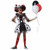 Creepy Clown Horror Killer Joker Evil Halloween Girls Costume