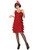 Flapper Red 20s Gangster Charleston Women Costume Flapper Red 20s Gangster Charleston Women Costume