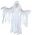 Ghostly Girl Ghost Spirit Soul Haunt Phantom Halloween Dress Up Girls Costume
