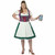 Bavarian Beer Maid Oktoberfest Dirndl German Gretchen Womens Costume Plus