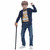 Old Timer Man Little Grandpa 100 Days of School Book Week Child Boys Costume Kit