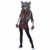 Werewolf Girl Wolf Horror Creature Monster Halloween Dress Up Girls Costume