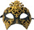 Colombina Barocco Dama Bronze Venetian Italian Made Masquerade Womens Mens Mask