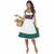 Bavarian Beer Maid Oktoberfest Dirndl German Heidi Gretchen Womens Costume