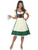Bavarian Beer Maid Oktoberfest Dirndl German Heidi Gretchen Womens Costume