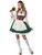 Beer Garden Girl Maid Dirndl Bavarian German Oktoberfest Adult Womens Costume