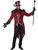 Wicked Ringmaster Dark Circus Horror Scary Evil Halloween Adult Mens Costume
