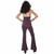 70s 1970s Disco Dancing Queen Hippie Retro Womens Costume Halter Pant Set