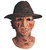 Freddy Kreuger Deluxe A Nightmare on Elm Street Horror Mens Costume Mask & Hat Freddy Kreuger Deluxe A Nightmare on Elm Street Horror Mens Costume Mask & Hat