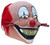 Tweezer Clown Horror Circus Creepy Mens Costume Overhead Mask With Hair