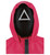 Triangle Masked Men Squid Game Pink Soldiers Guards Adult Mens Costume Mask