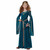 Medieval Princess Lady Guinevere Renaissance Blue Girls Costume