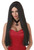 Long Flowing 24" Black Witch Vampiress Women Costume Wig