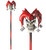 Evil Jester Hallaoween Costume Psycho Jester Cane