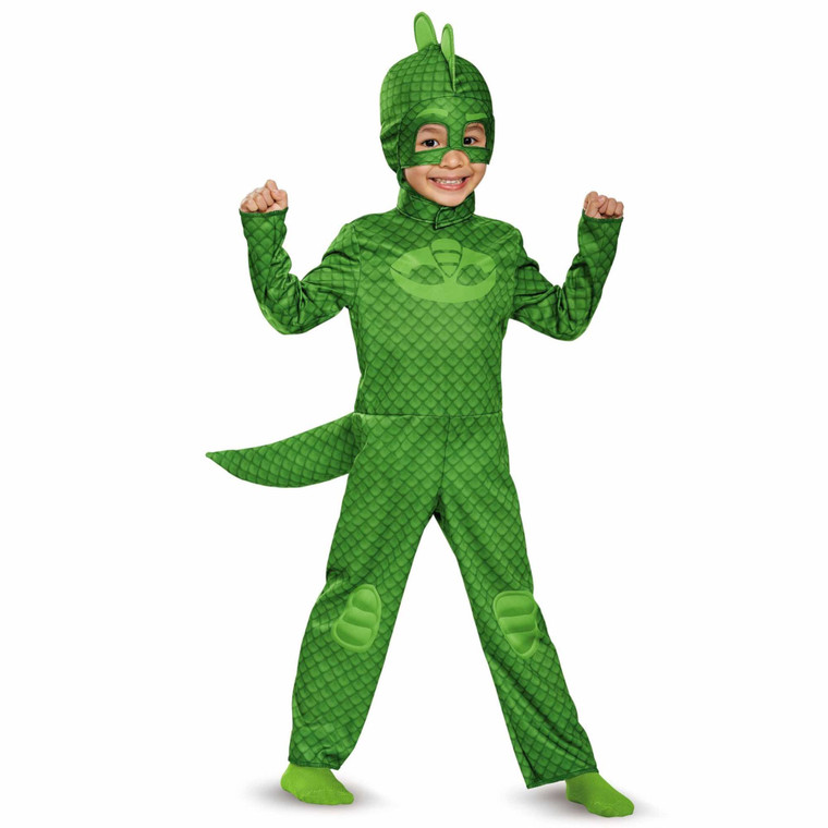 Gekko Classic Green PJ Masks Pjmasks Superhero Toddler Boys Costume