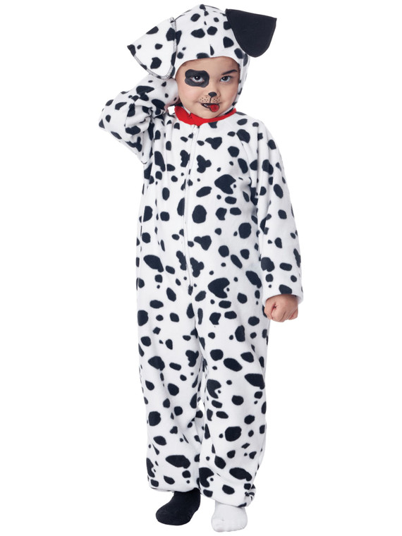 Dalmatian Puppy Dog Animal Book Week Toddler Boys Costume Fleece Jumpsuit