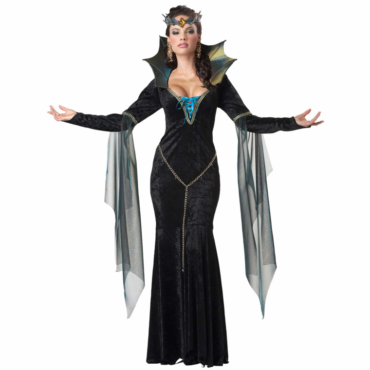 Evil Sorceress Witch Enchantress Fairytale Story Book Womens Costume