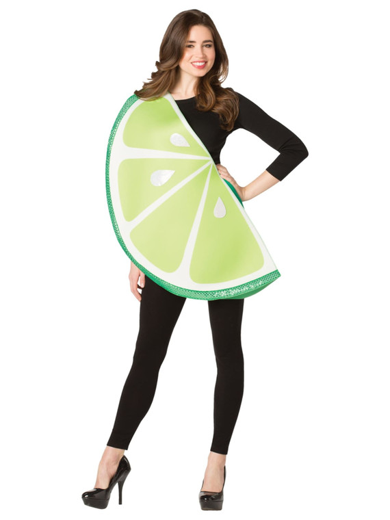 Lime Slice Fruit Food Funny Unisex Adult Mens Womens Costume