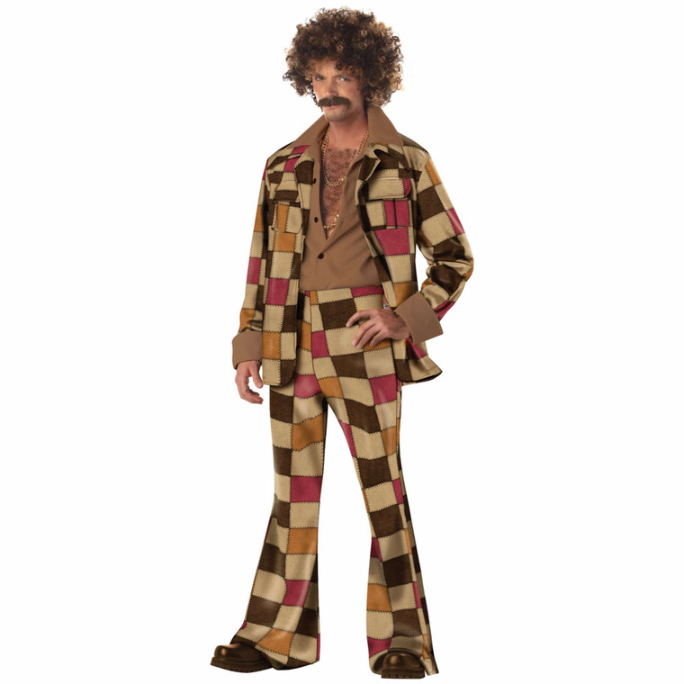 Disco Sleazeball 60s 70s Leisure Suit Men Costume