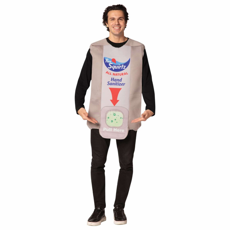 Hand Sanitizer Wall Dispenser Funny Unisex Adult Mens Womens Costume
