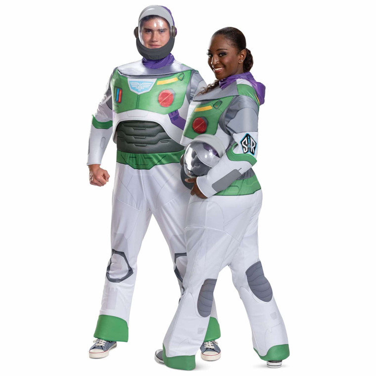 Space Ranger Deluxe Buzz Lightyear Toy Story Disney Teen Boys Mens Costume M
