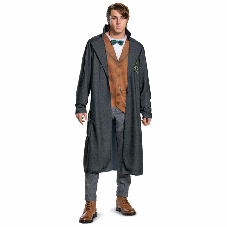 Newt Scamander Deluxe Fantastic Beasts Mens Costume Plus 2XL
