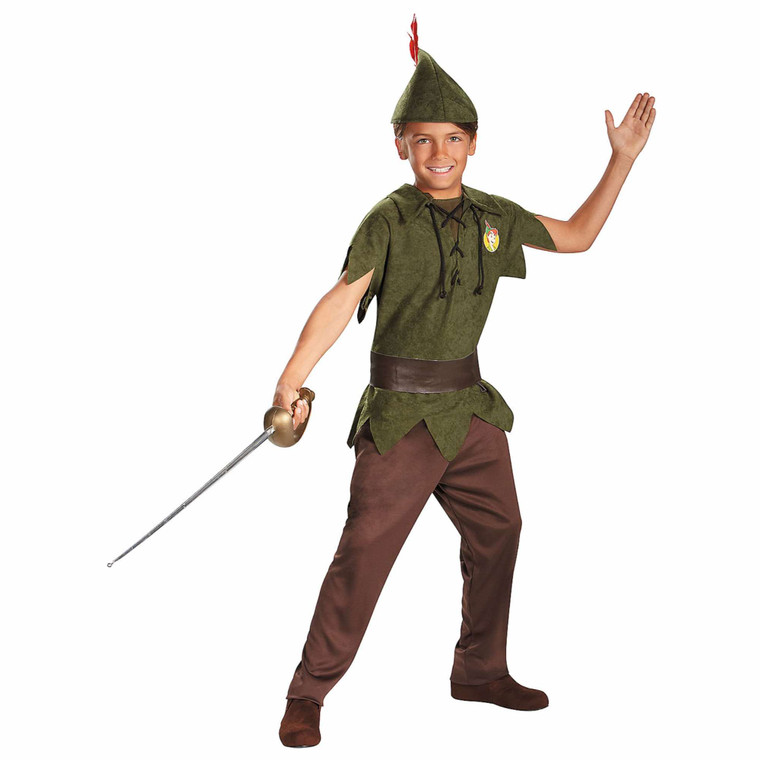 Peter Pan Classic Neverland Disney Storybook Toddler Boys Costume 3T-4T