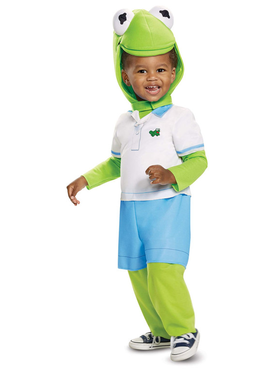 Kermit the Frog Disney The Muppets Show TV Baby Infant Boys Costume 12-18M