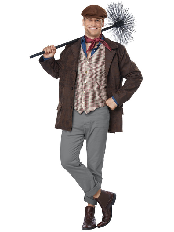 Chimney Sweep Bert Poppins Victorian Story Book Wee Mens Costume Plus