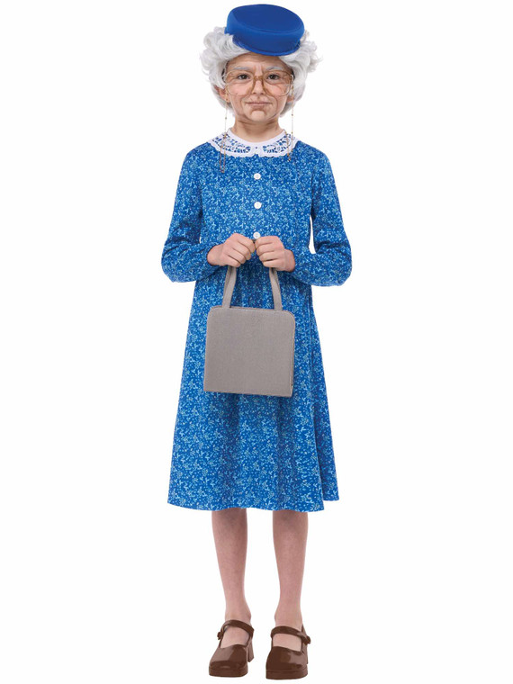 100 And Still Golden Old Lady Granny Grandma Days School Child Girls Costume