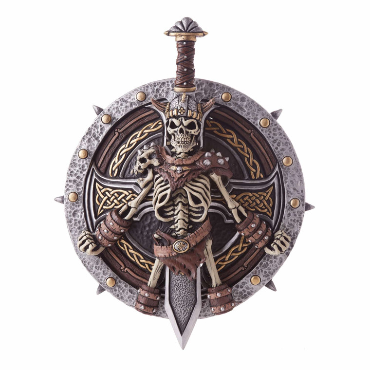 Viking Master Lord Medieval Warrior Men Costume Combat 18" Shield & Sword