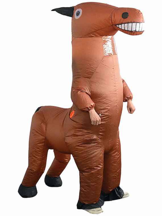 Inflatable Horse Farm Animal Funny Unisex Adult Mens Womens Costume