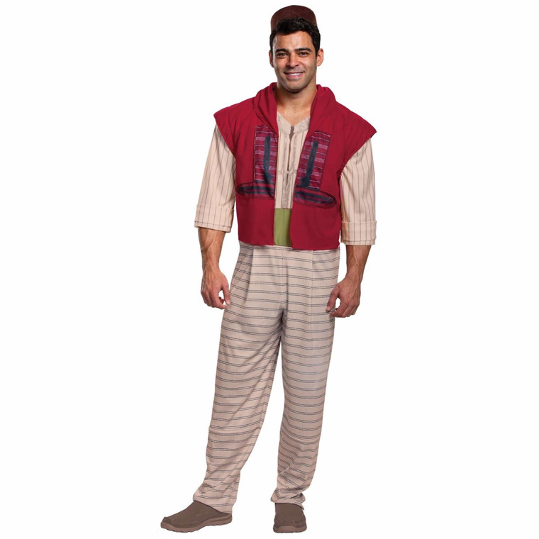 Aladdin Deluxe Live Action Disney Arabian Movie Story Teen Boys Mens Costume M