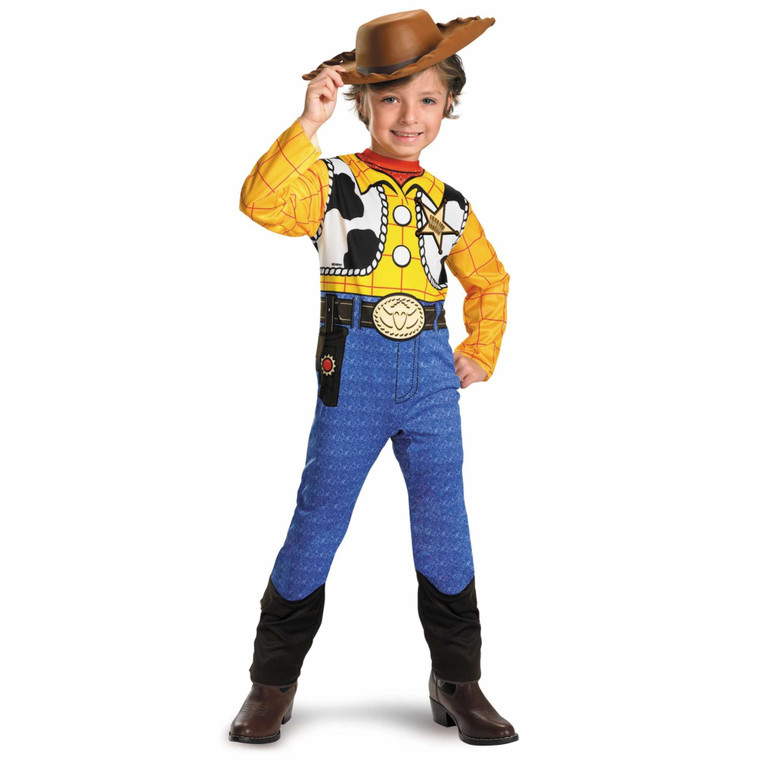 Woody Classic Sheriff Cowboy Disney Pixar Toy Story Dress Up Boys Costume