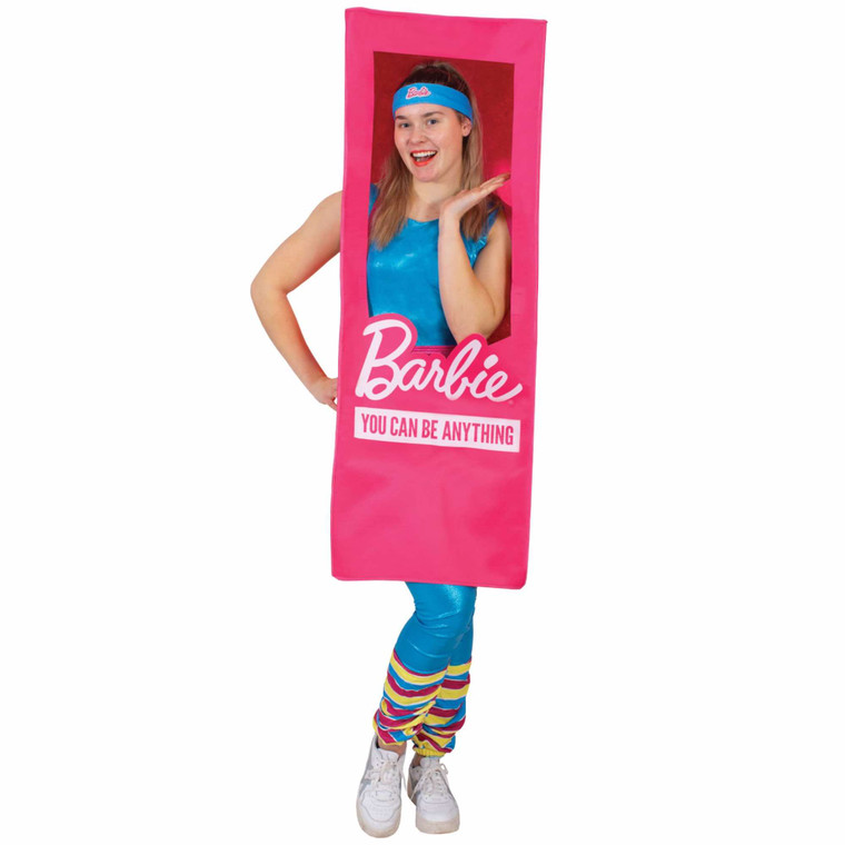 Barbie Lifesize Doll Box Pink Movie Cartoon Toys Funny Adult Womens Costume