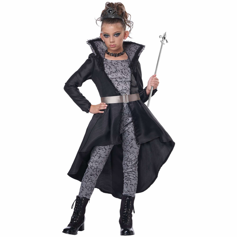 The Prin-Sass Dark Princess Gothic Medieval Halloween Fairytale Child Girls Costume