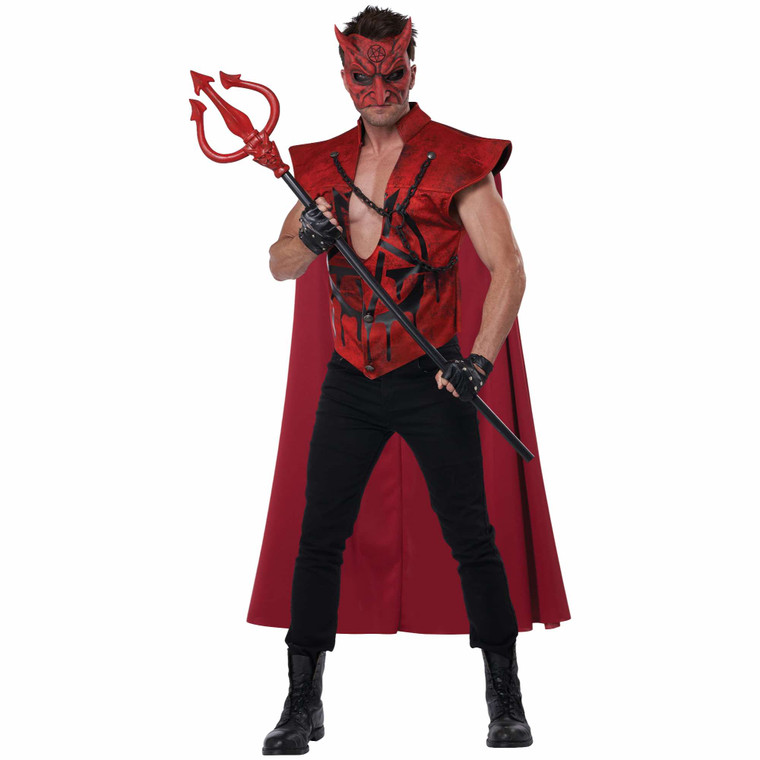 Hot As Hell Devil Satan Lucifer Religious Horror Halloween Adult Mens Costume