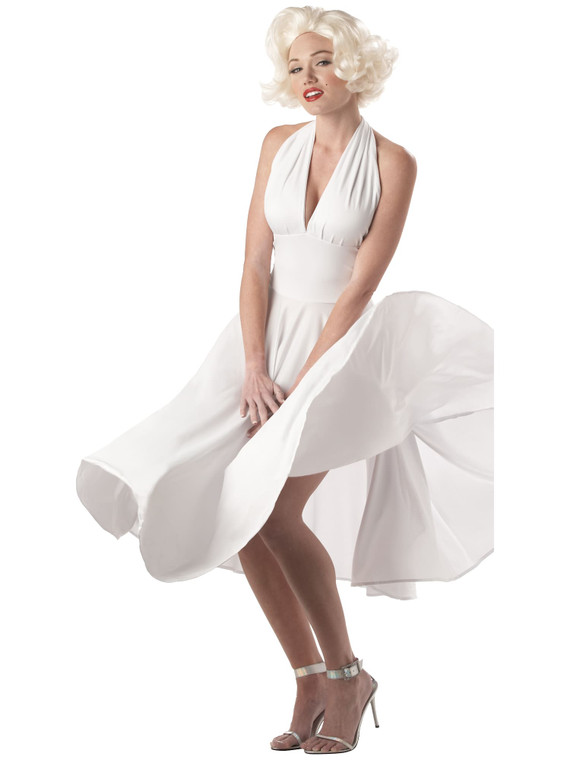 Classic Marilyn Monroe Classic 50s Icon Hollywood Celebrity Womens Costume