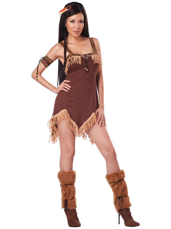 Indian Princess Native American Pocahontas Western Women Costume