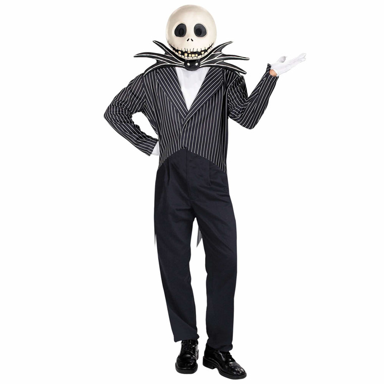 Jack Skellington Disney The Nightmare Before Christmas Halloween Mens Costume XL