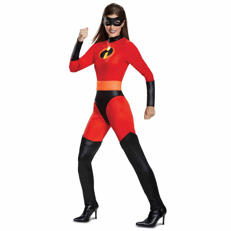Mrs Incredible Classic Disney Pixar The Incredibles Superhero Womens Costume XL