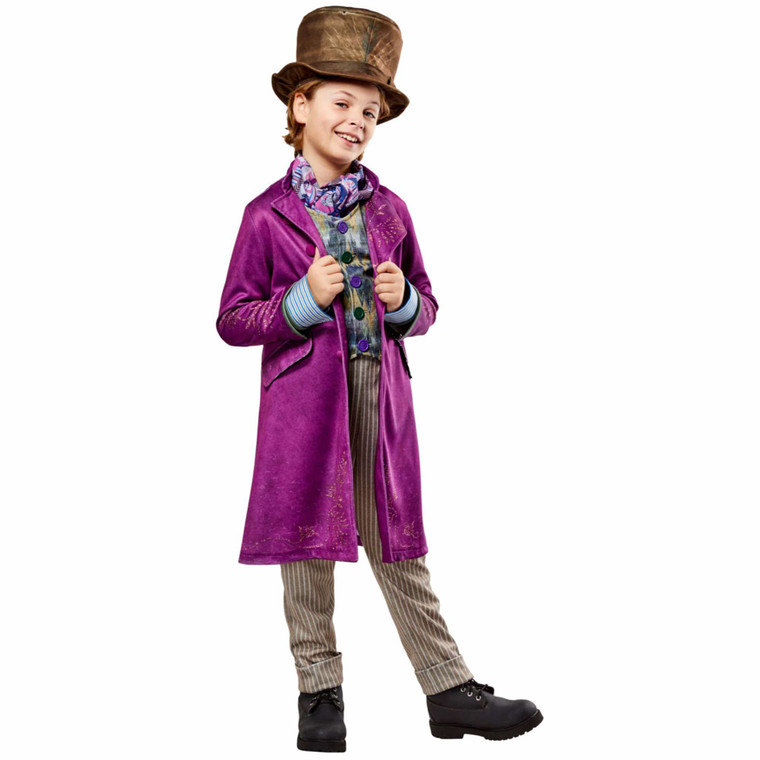 Willy Wonka Premium Chocolate Factory Boys Costume