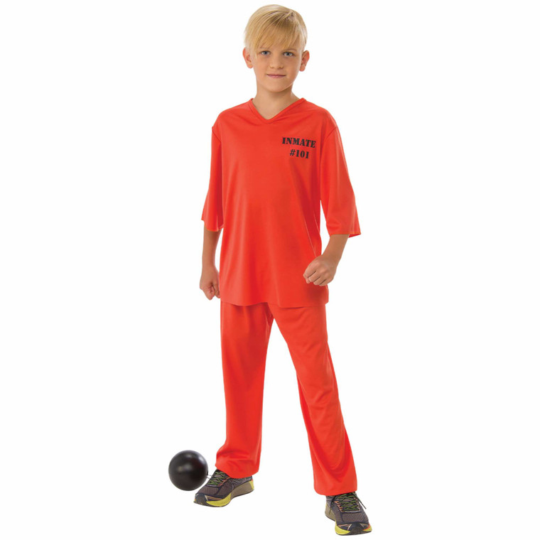 Inmate 101 Prisoner Boys Costume