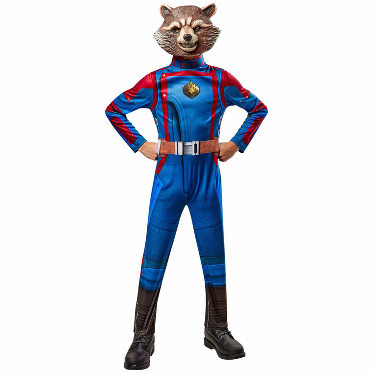 Rocket Raccoon Deluxe Guardians Of The Galaxy 3 Boys Costume
