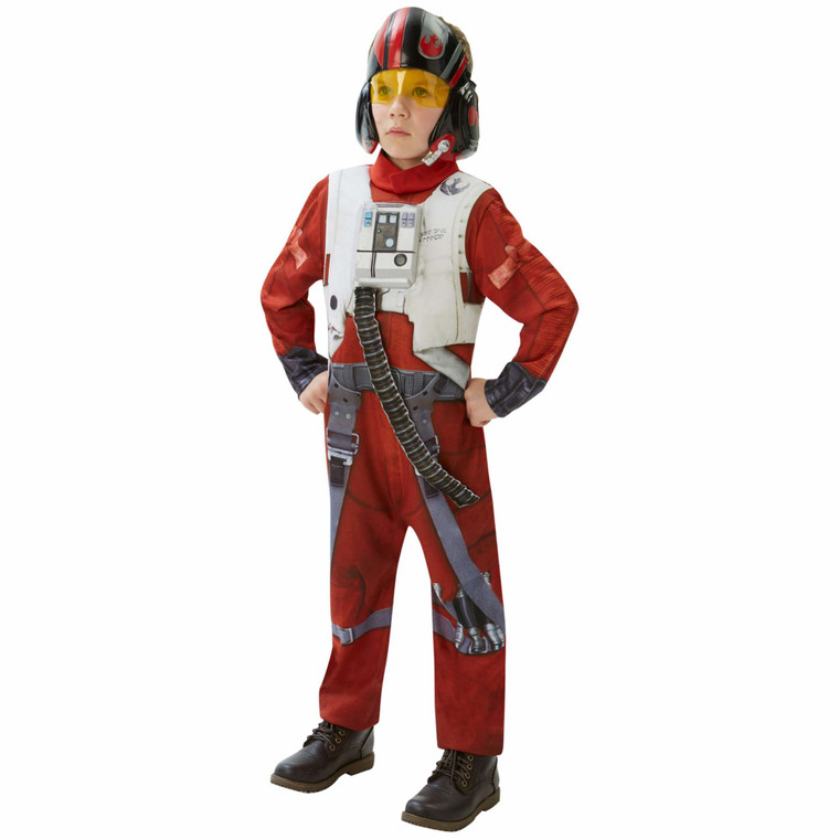 POE X-Wing Deluxe Star Wars Boys Costume 13-14 Years